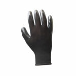 Black Nitrile Palm Coated Gloves
