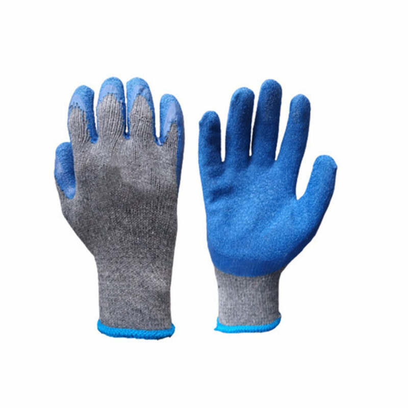 Blue Latex Palm Coated Gloves main