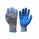 Blue Latex Palm Coated Gloves main